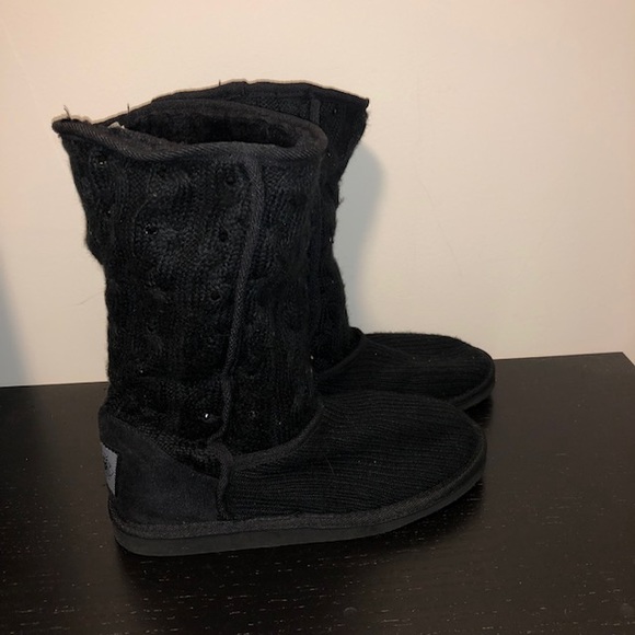 Juicy Couture knitted winter and snow boots size 5 - Picture 1 of 7